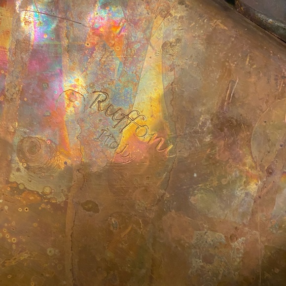 Ruffoni Kitchen Ruffoni Italy Vintage Braising Or Fish Pan Copper